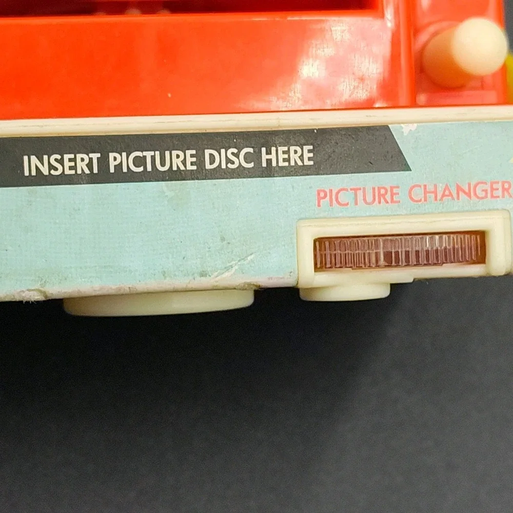 VTG Fisher-Price Disc Camera Toy Changeable‎ Picture Capable Great B32.1E1073